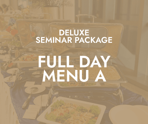 Deluxe Full Day Seminar Package A @ $30 ($32.70 w/GST) min 25pax