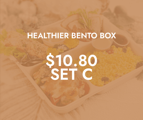 Healthier Lunch Bento Sets C $10.80 ($11.77 w/ GST) For Min 30/pax