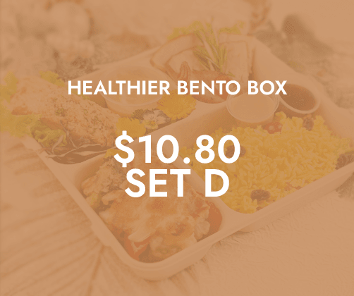 Healthier Lunch Bento Sets D $10.80 ($11.77 w/ GST) For Min 30/pax