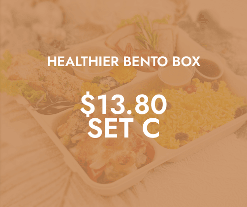 Healthier Lunch Bento Sets C $13.80 ($15.04 w/ GST) For Min 20/pax