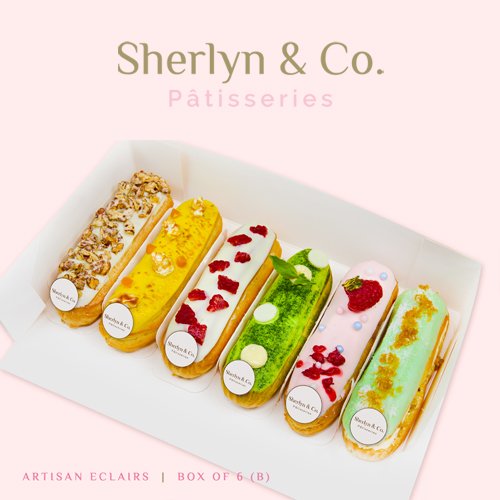 Sherlyn & Co Eclairs (Box of 6)