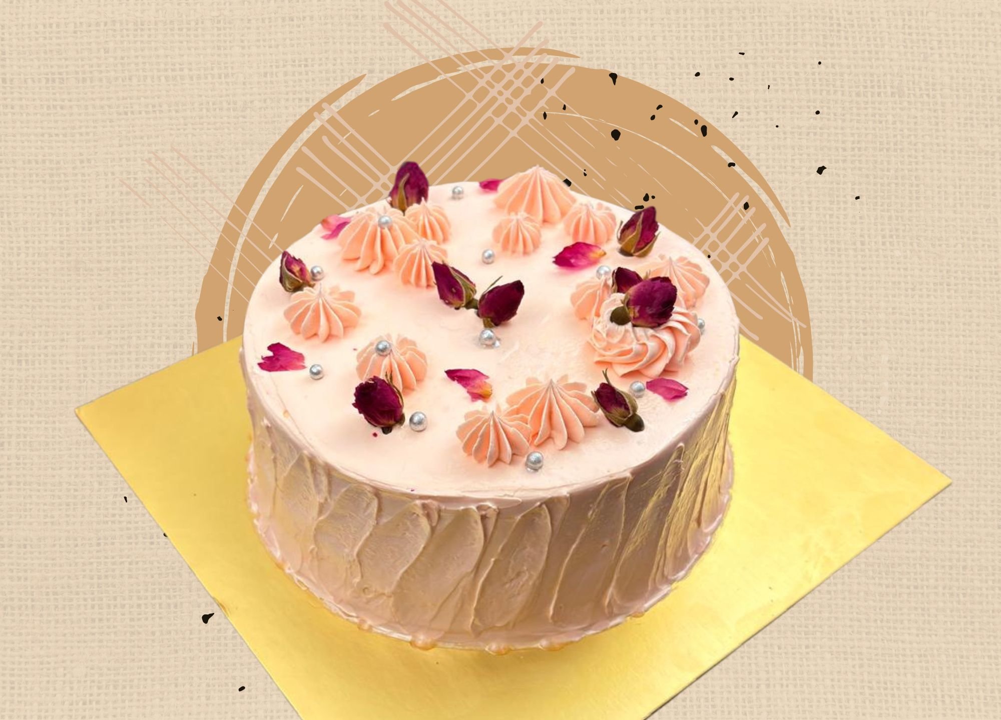 Classic Lychee Rose Cake (Round 24cm, 12-18pax)