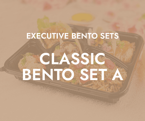 Classic Bento Set A $8.80/pax ($9.59 w/ GST) For Min 30 pax