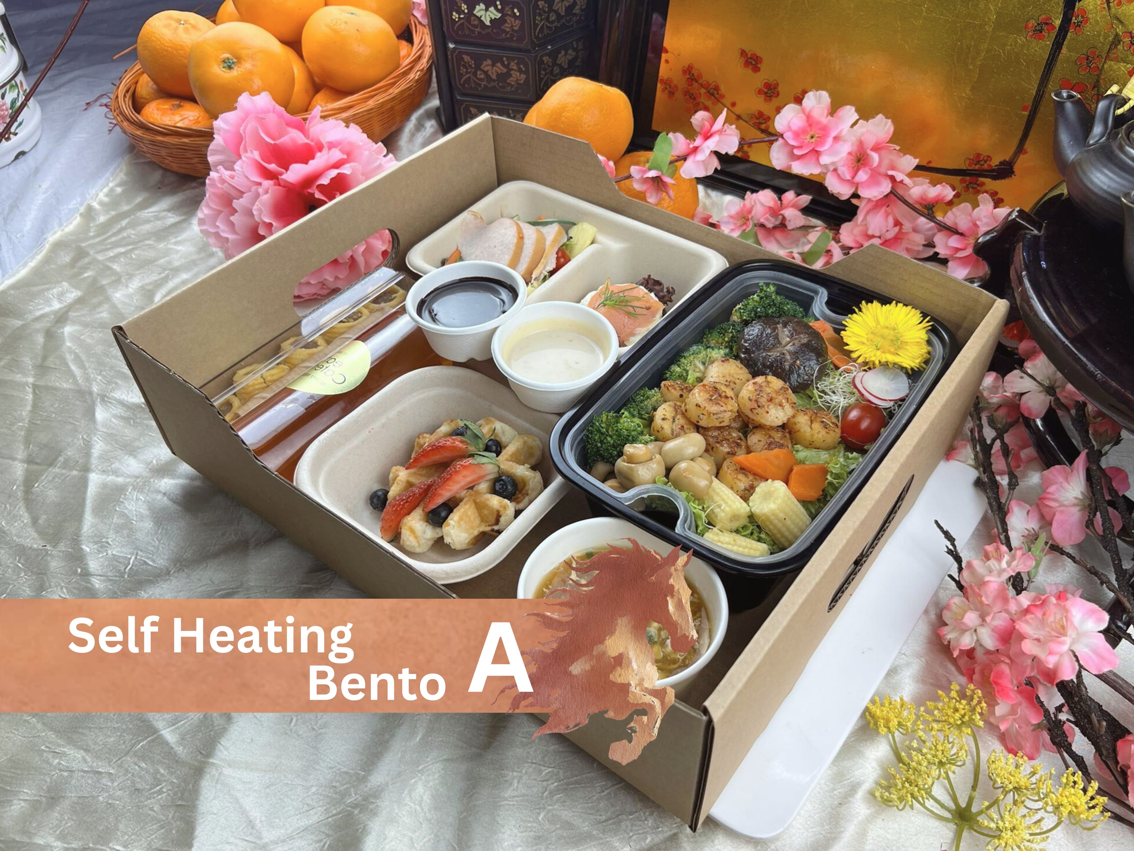 CNY 2026 - Self Heating Bento A $26.80 ($29.21 w/ GST) Min 15 pax