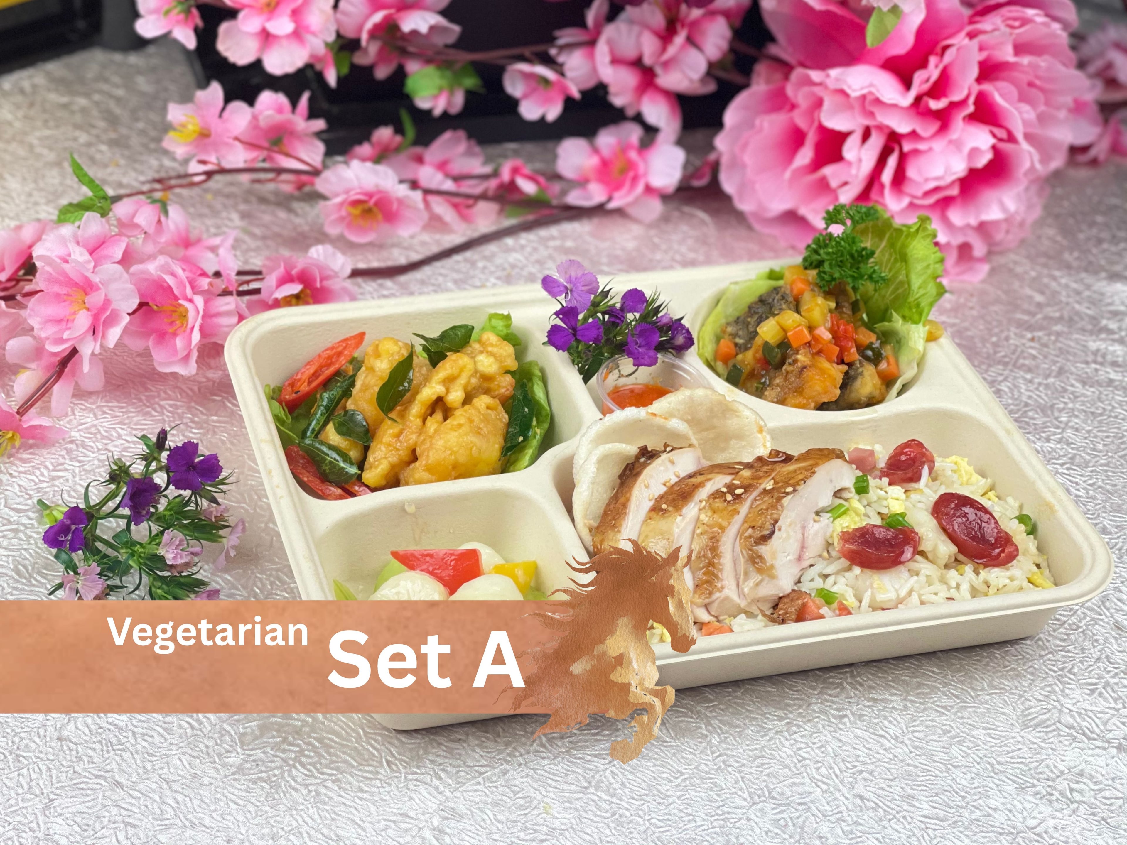 CNY 2026 - Chinese Bento (Vegeterian) $13.80/pax ($15.04 w/ GST) Min 1 pax