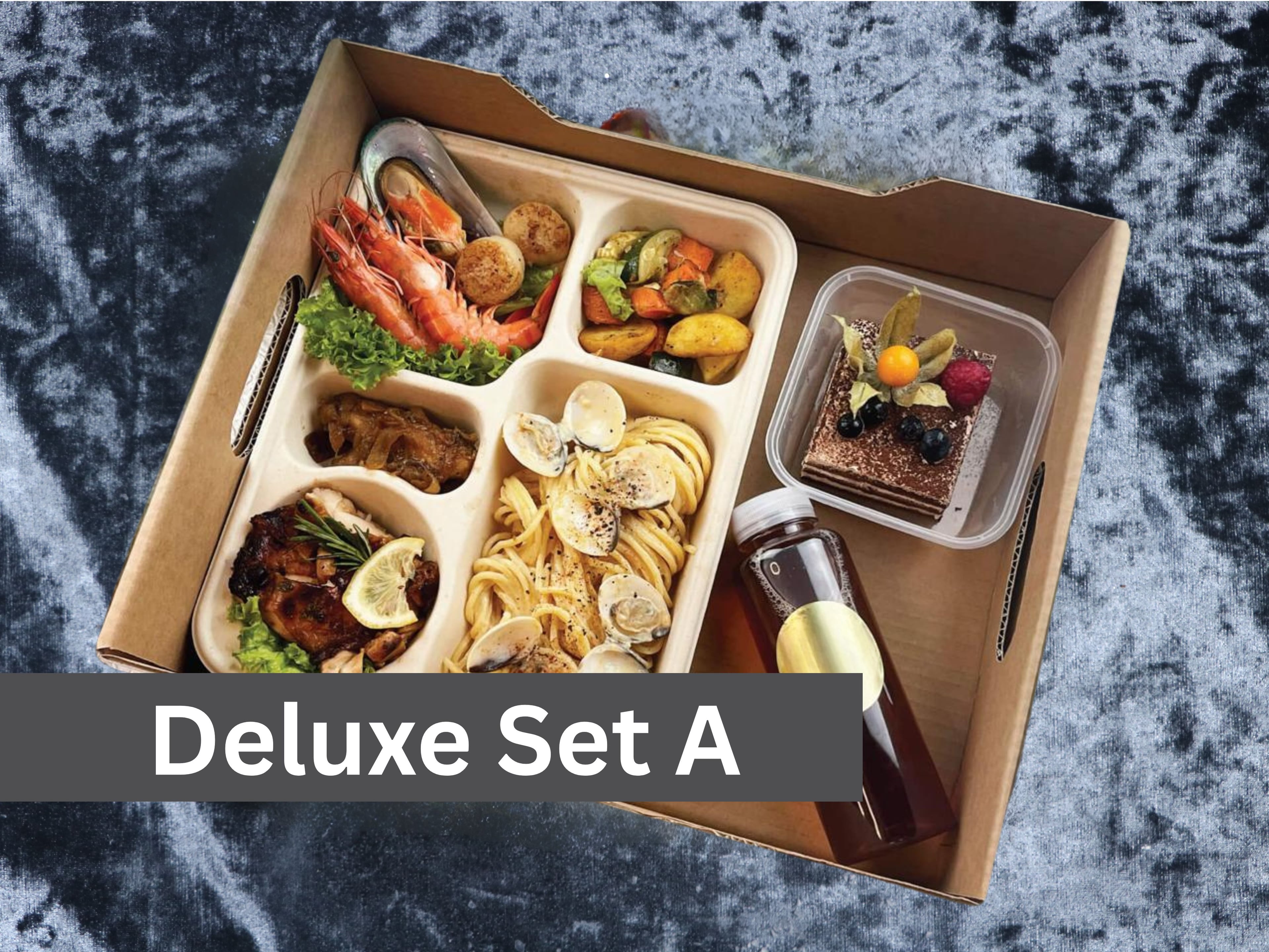 Christmas Deluxe Bento Set A (Turkey Set) $23.80/pax ($25.94 w/ GST) Min 20 pax