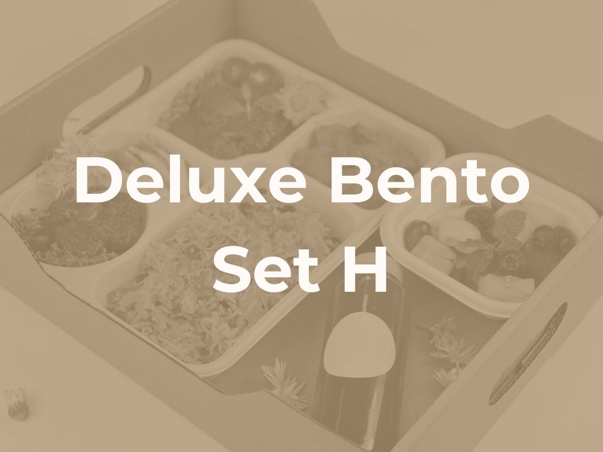 Deepavali Deluxe Bento Set H $12.90/pax ($14.06 w/ GST) For Min 20 pax