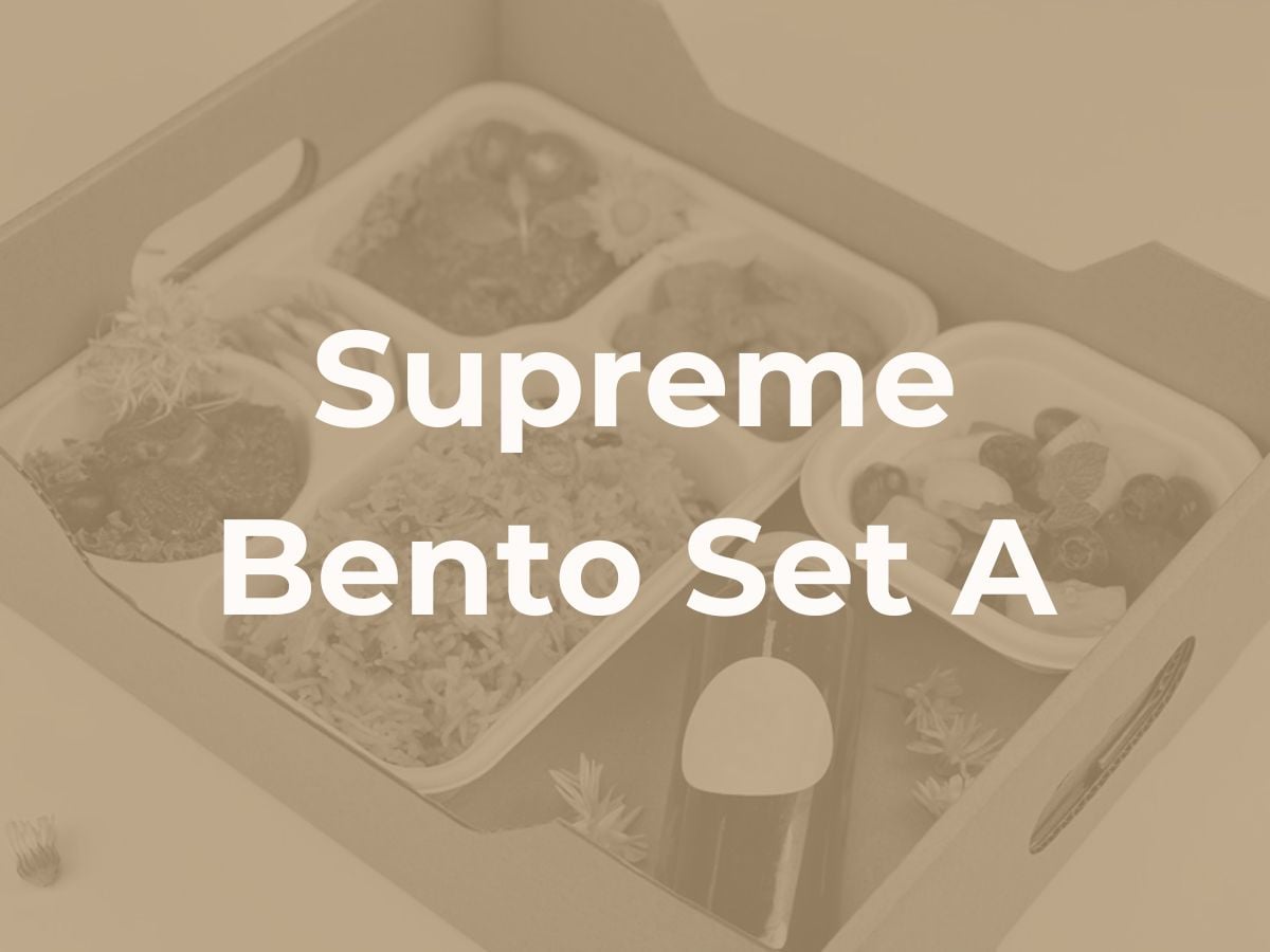 Deepavali Supreme Bento Set A $17.90/pax ($19.51 w/ GST) For Min 12 pax