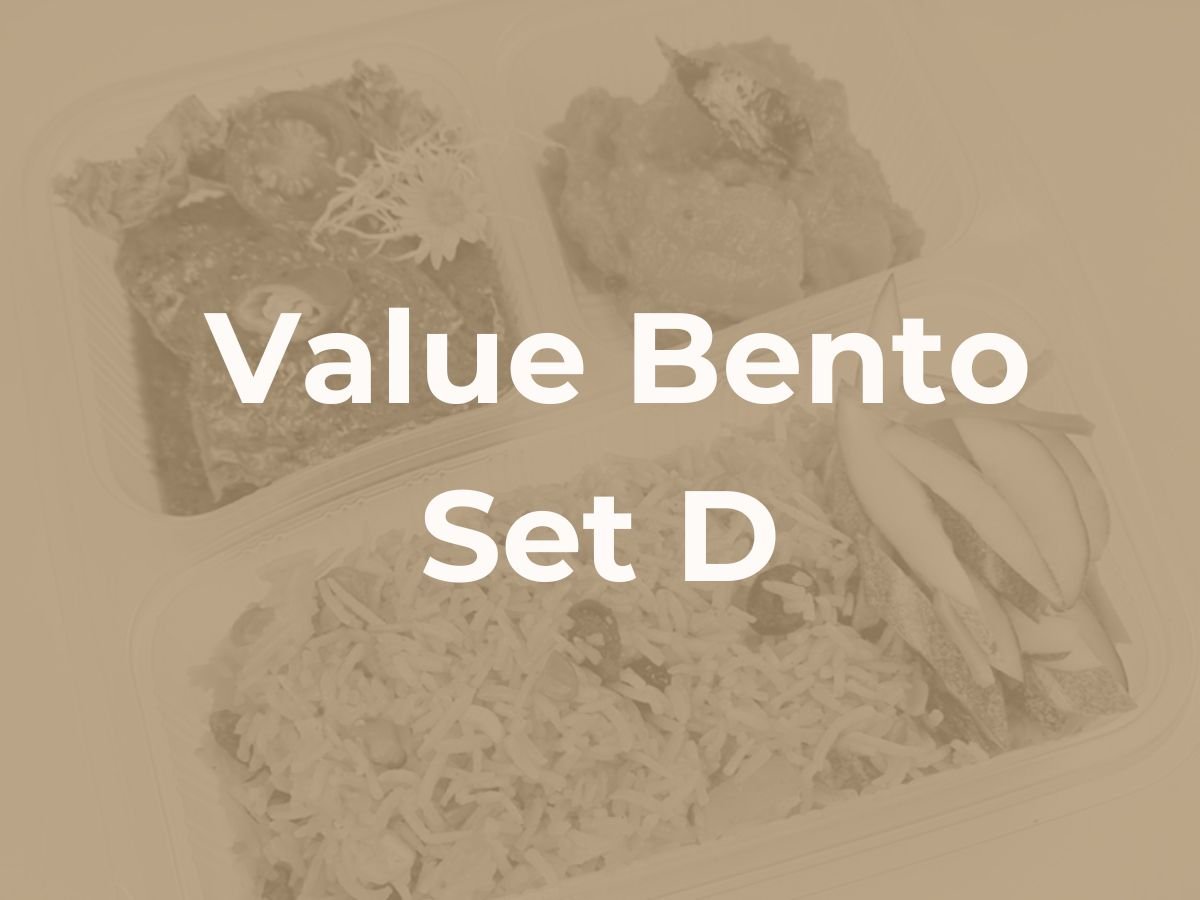 Deepavali Value Bento Set Meal - Set D $8.00/pax ($8.72 w/ GST) For Min 20 pax