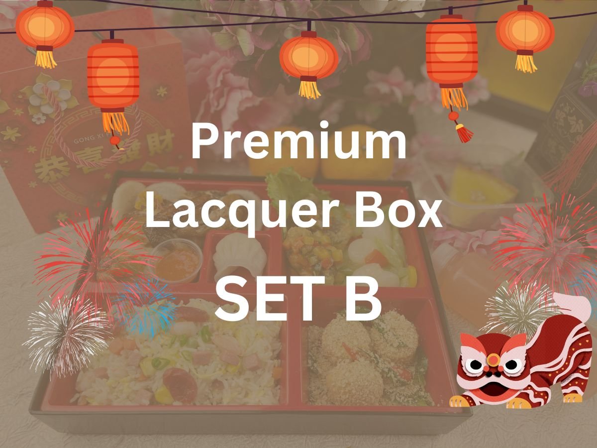 CNY 2025 - Premium Lacquer Box Set B $42.80 ($46.65 w/GST) for 10 pax