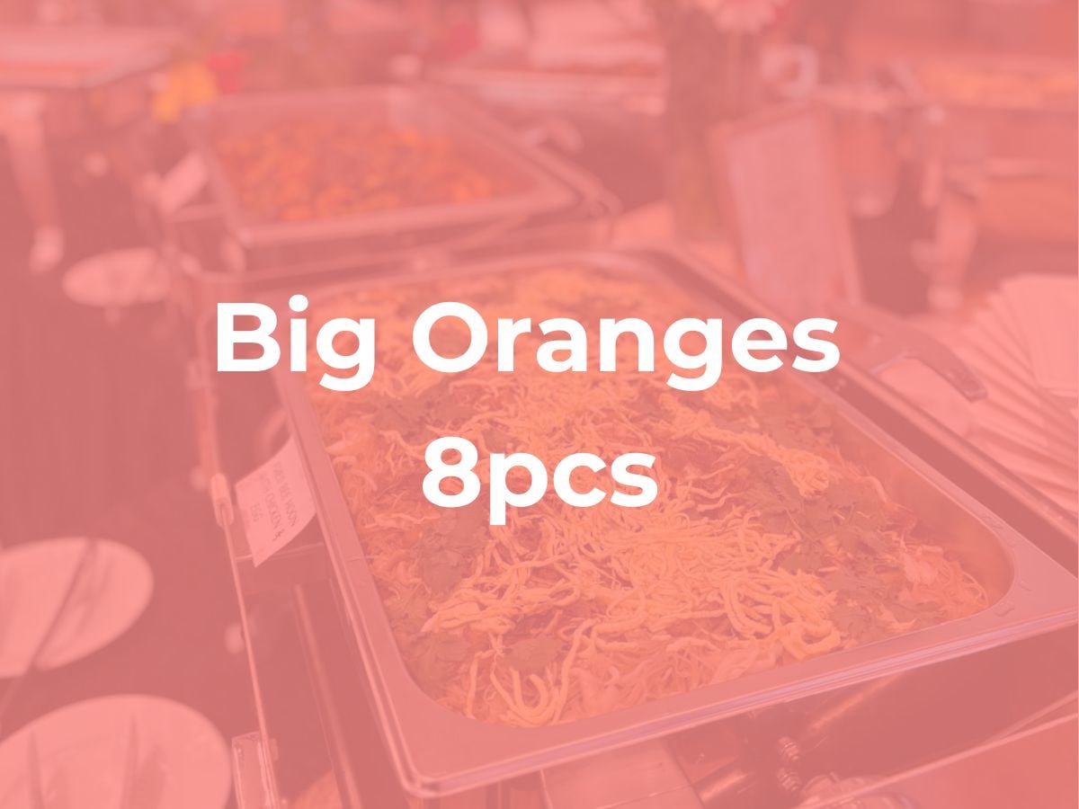 Big Oranges 8pcs/Set @$12.00 ($13.08 w/ GST)