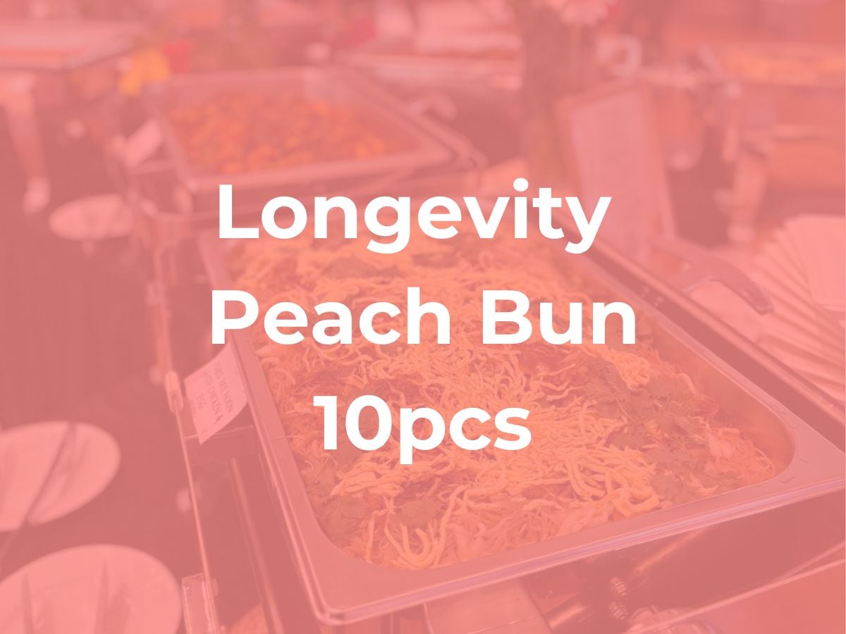 Longevity Peach Bun 10pcs/Set @$15.00 ($16.35 w/ GST)