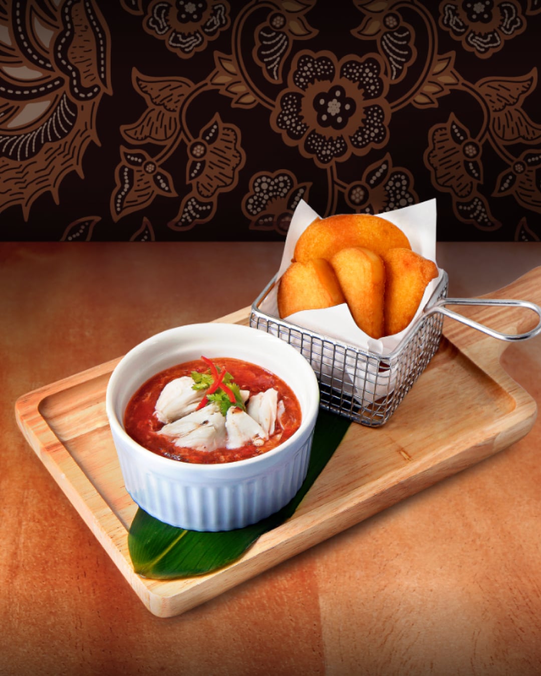 LIVE STN- Chilli Crab Sauce with Deep-Fried Mantou Signature Local Dish