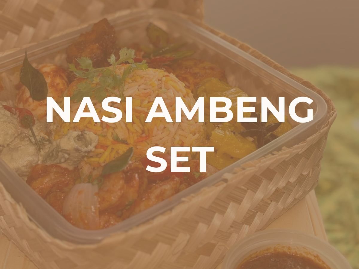 Nasi Ambeng Set $15.80 ($17.22 w/GST) Set Min 20pax