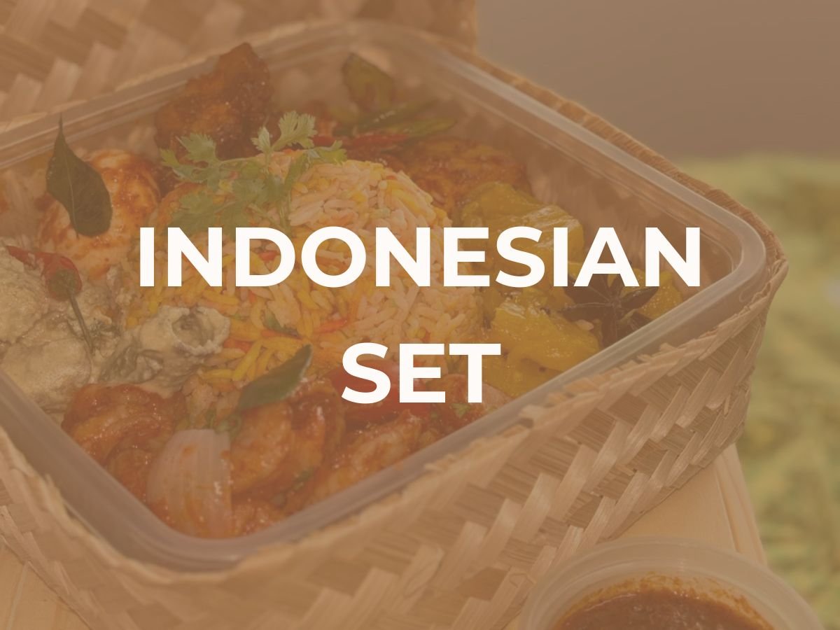 Indonesian Set $15.80 ($17.22 w/GST) Set Min 20pax