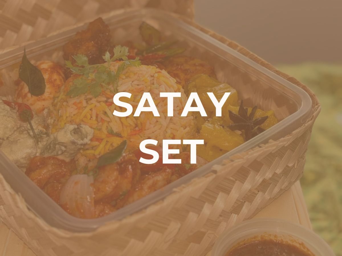 Satay Set $15.80 ($17.22 w/GST) Set Min 20pax