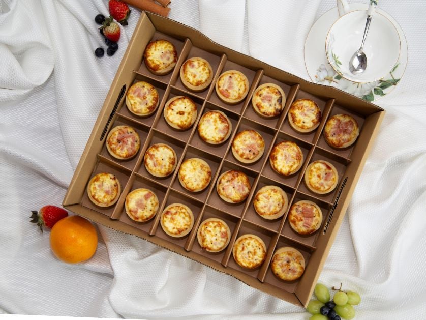 Quiche Party Box @ $42.80 for 24pcs/Set