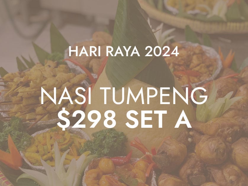 Hari Raya Haji - Mini Buffet Nasi Tumpeng Set A $298 ($324.82 w/ GST) for 10-12 pax