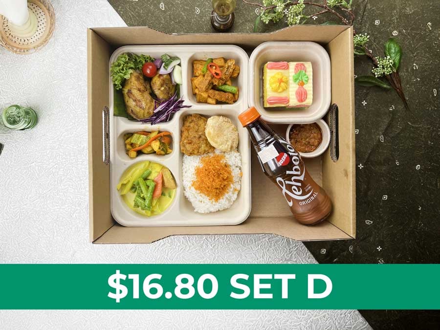 Raya Classic Bento D (NASI AMBENG SET) $16.80/pax ($18.31 w/ GST) min 20pax