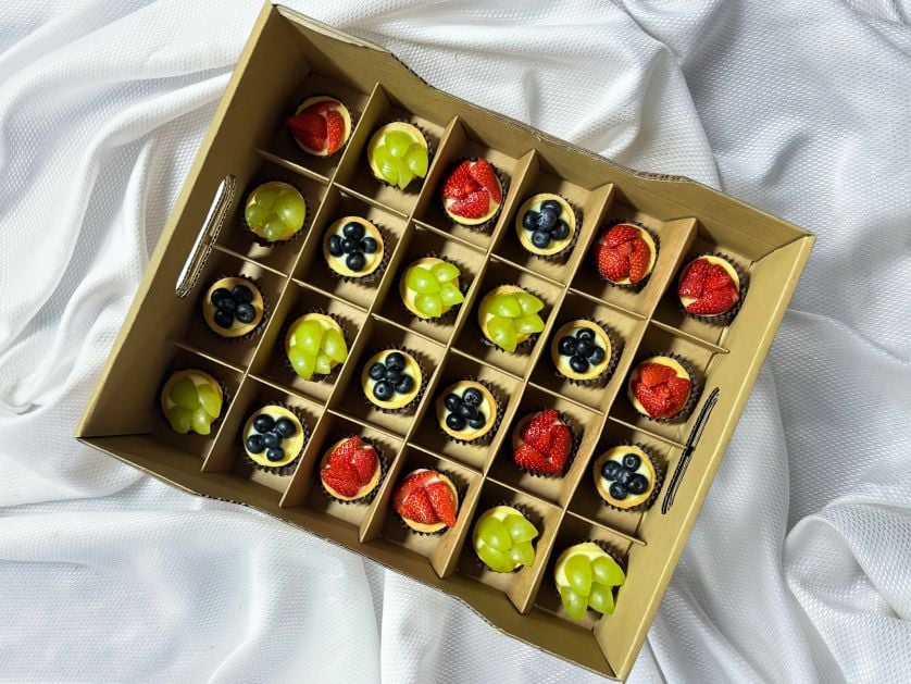 Fruit Tartlets Party Box @ $38.80 for 24pcs/Set